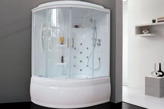 Душевой бокс Royal Bath ALP правый стекло прозрачное 140x95см RB140ALP-T-R